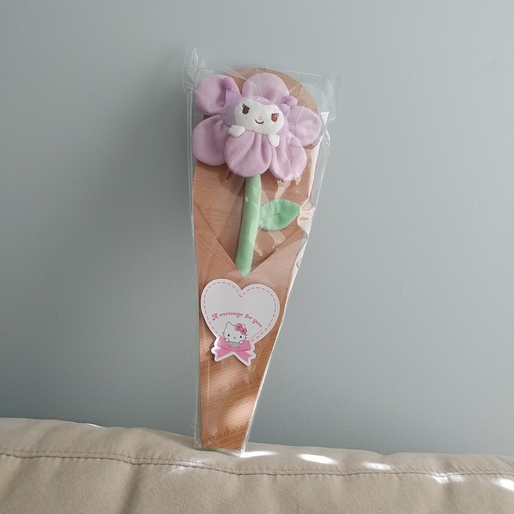 Sanrio Kuromi flower plush